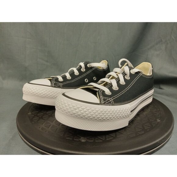 Converse Kids Chuck Taylor All Star Low Top Black White Size 2 BRAND NEW NO BOX! - Picture 4 of 11